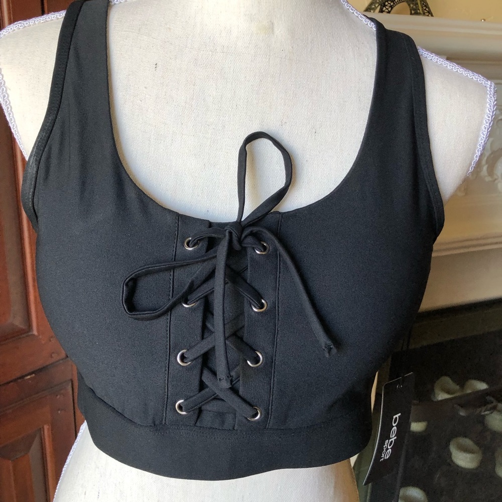 NWT SEXY 💙 BEBE  💙 SPORTS BRA!!